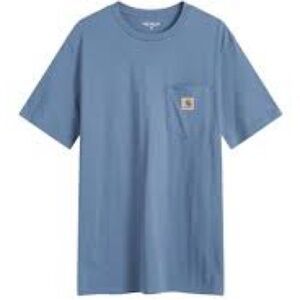 Carhartt Men's Classic Blue Tee with Pocket